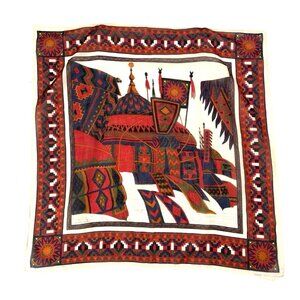 GINNIE JOHANSEN 100% Cotton Aztec Scarf
Vintage